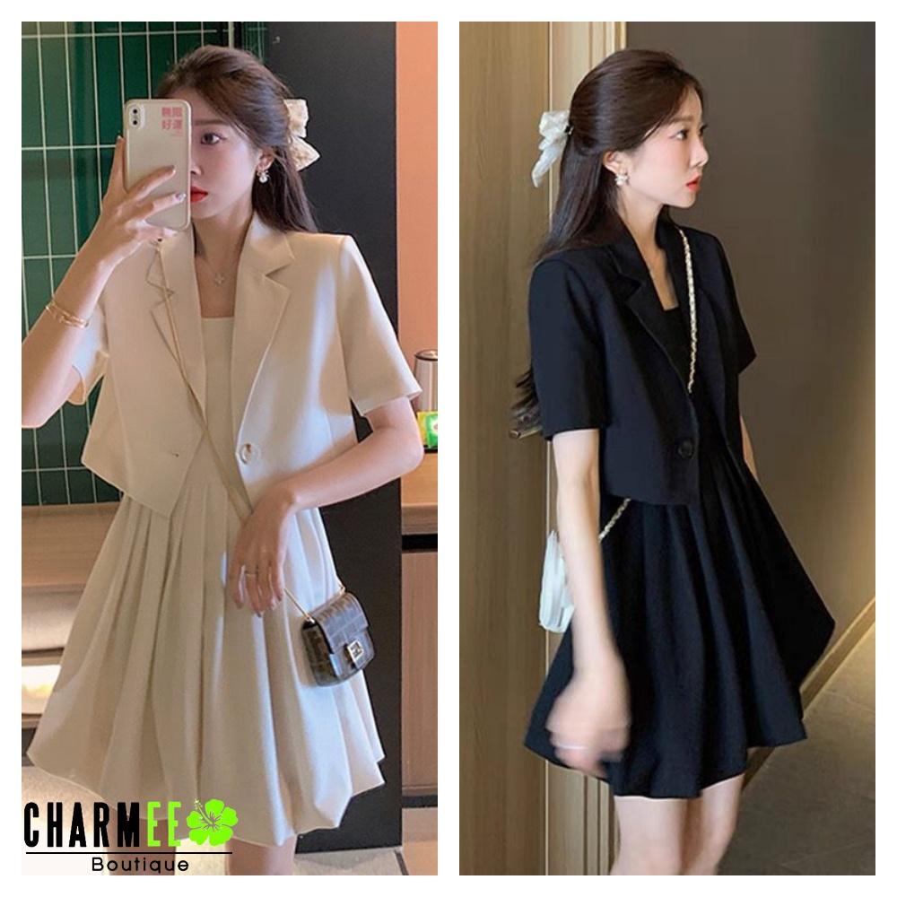 Set áo 2 dây + áo khoác nhỏ
