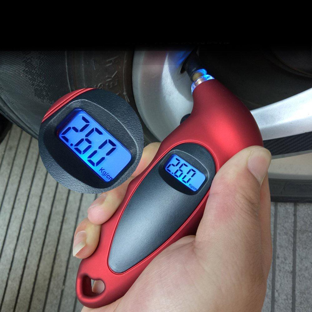 Máy đo áp suất lốp xe hơi màn hình LCD độ chính xác cao
