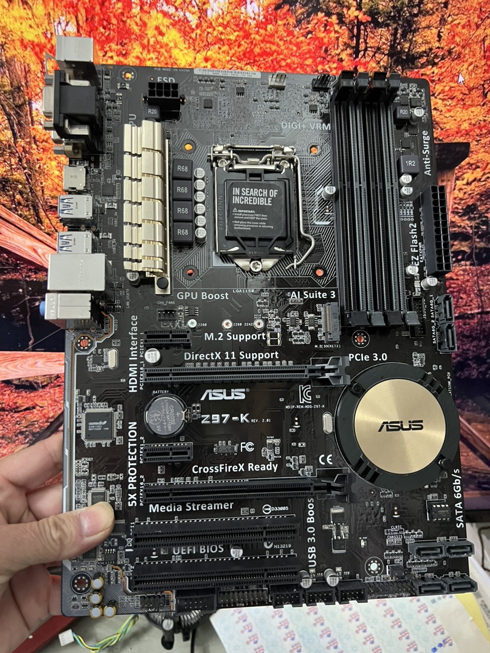 Bo Mạch Chủ (Mainboard) ASUS Z97-K (HÀNG CHÍNH HÃNG)