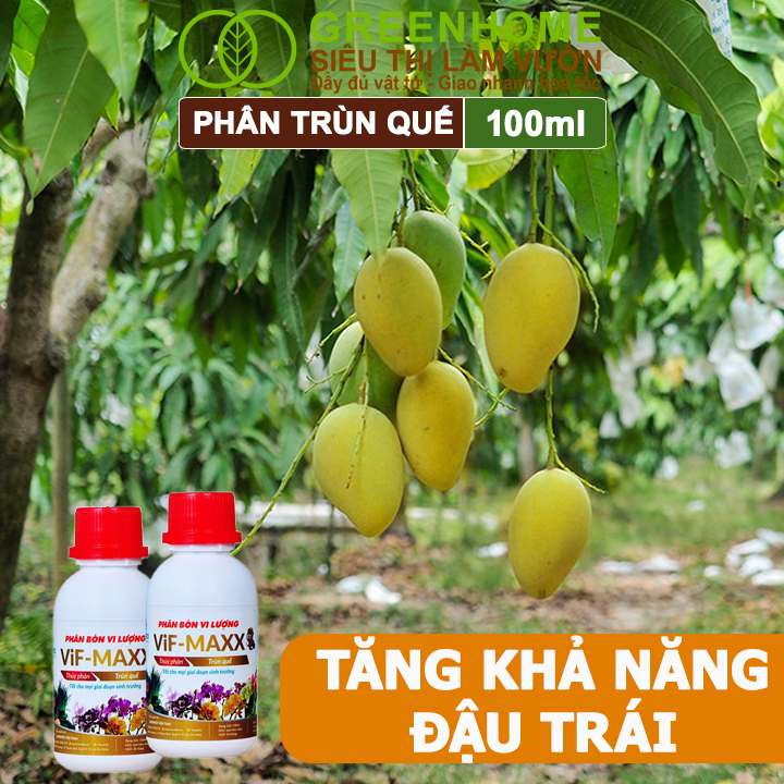 Phân Trùn Quế Greenhome, Lavamix, 100ml, Hữu Cơ Sinh Học, Thuỷ Phân Đậm Đặc, Bón Rau, Hoa, Kiểng