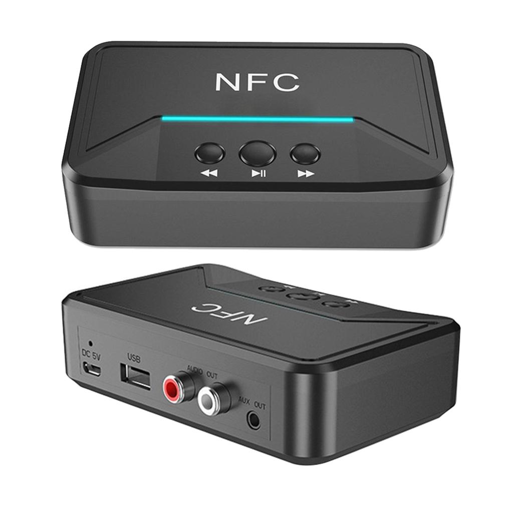 Portable NFC Adapter AUX 5.0 Stereo Receiver Dongle 15m