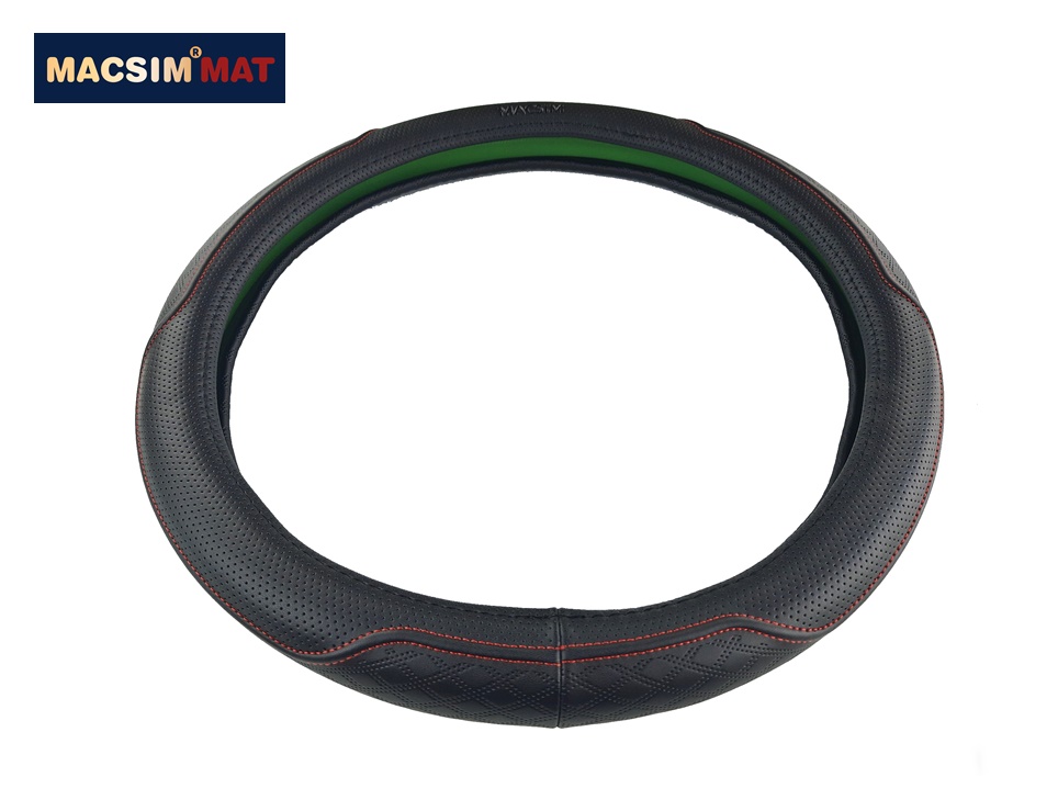 Bọc vô lăng cao cấp Macsim mã L612 mới chất liệu da thật - Khâu tay 100% size M màu be, mầu đen,mầu ghi