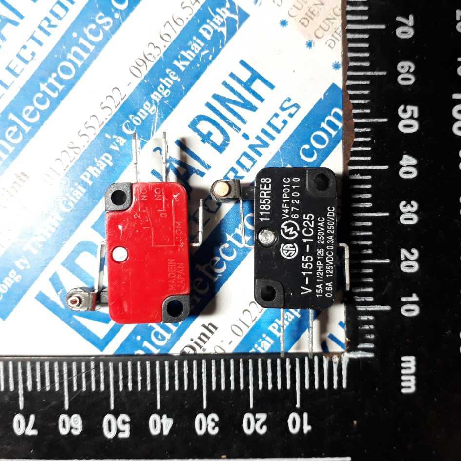 CÔNG TẮC HÀNH TRÌNH, công tắc mỏ hàn xung V-156/155/153-1C25 kde1941