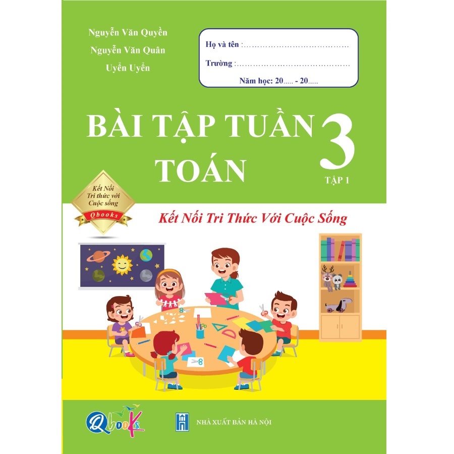 Sách - Combo Bài Tập Tuần và Đề Kiểm Tra Toán Lớp 3 - Học Kì 1 - Kết Nối Tri Thức Với Cuộc Sống