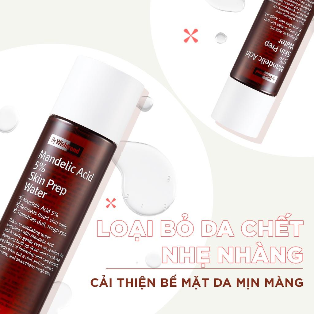 Nước hoa hồng BY WISHTREND MANDELIC ACID 5% SKIN PREP WATER 30ML