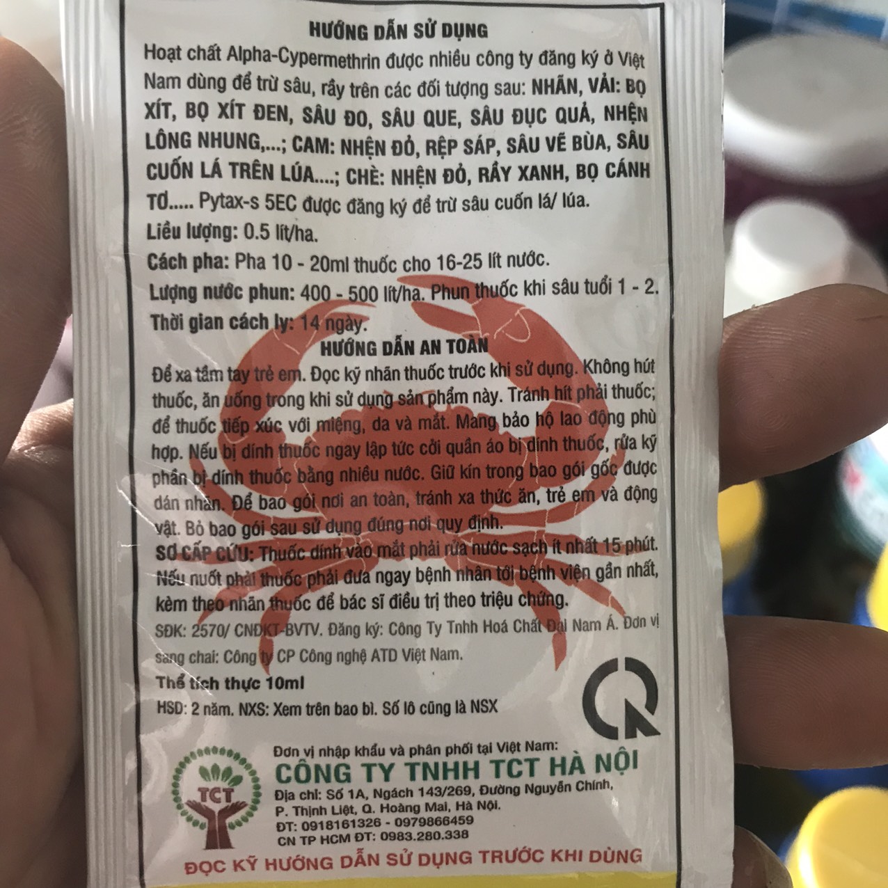 Pytax-s thuoc tru sau, Chuyên Bọ Trĩ, Ray Trên Cây Cảnh và Rau Màu gói 10gram