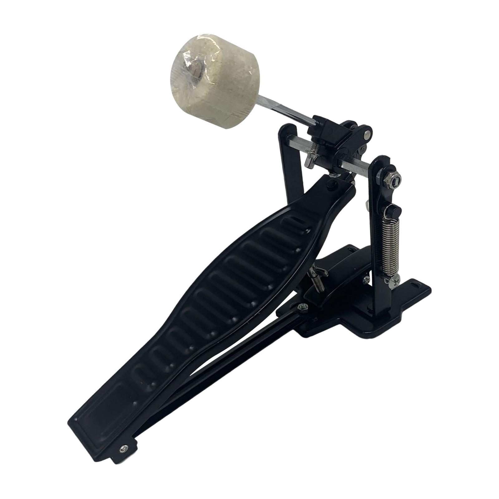 Durable Economy Single Foot Pedal Wool Drum Beater Single Chain Drive Black