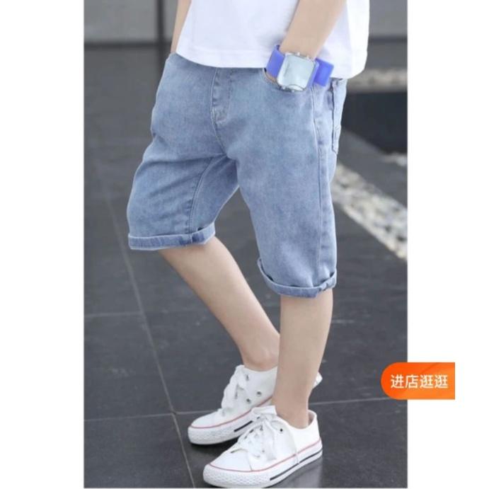 QUẦN SHORT JEANS CHO BÉ TRAI CỰC ĐẸP (17-40kg) ( Có hình thật khách mặc