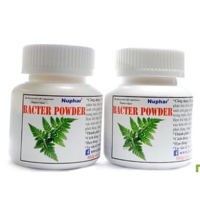NUPHAR - Bacter Powder - Vi sinh chuyên dùng cho hồ cá thuỷ sinh