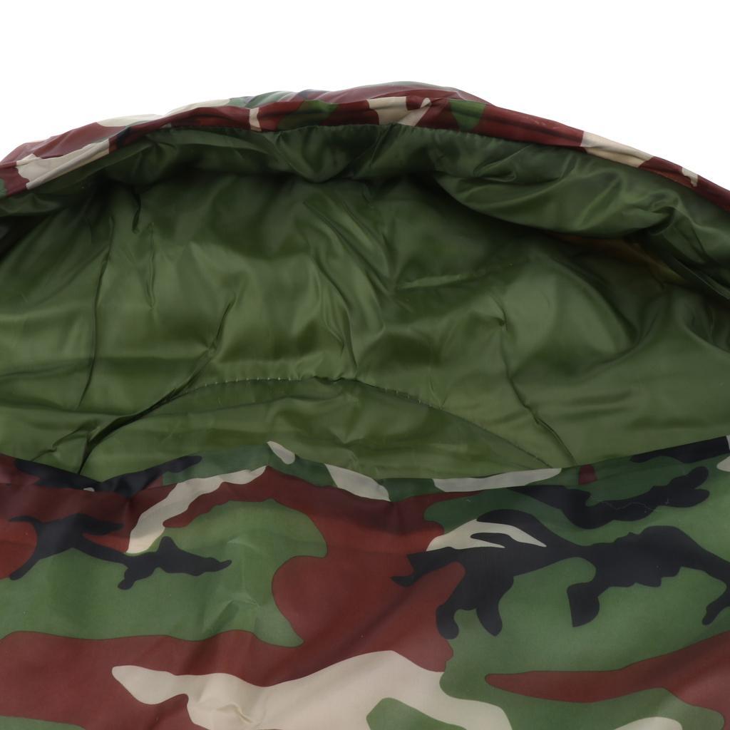 Outdoor Camping Hiking Envelope Single Sleeping Bag Zipper Pouch with Compression Sack for Travel Backpacking