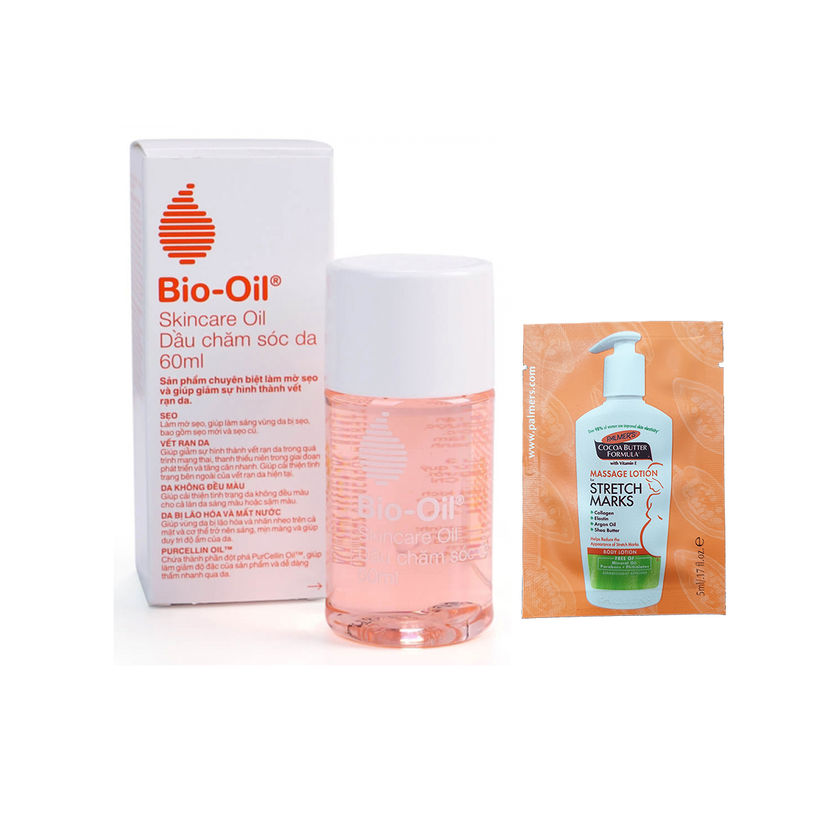 Bio oil Skincare Oil - Dầu dưỡng da giảm rạn, ngừa thâm, mờ sẹo  Tặng ngay 1 lotion dưỡng ẩm, ngăn ngừa rạn Palmers 5ml của mỹ - 60