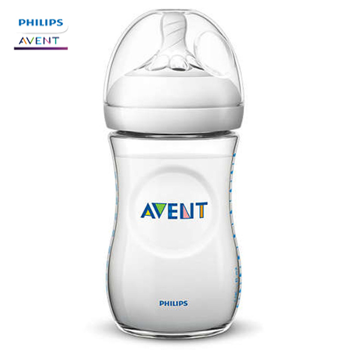 Bình sữa Philips Avent cho bé mô phỏng tự nhiên Bình tập uống đựng sữa cho trẻ sơ sinh chống sặc cổ rộng không có BPA Tặng móc khóa xinh xắn thương hiệu Bamboo Life