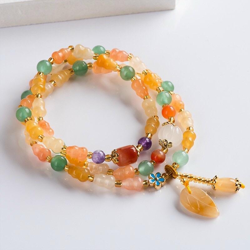 Vòng tay ngọc hoàng long quấn 3v