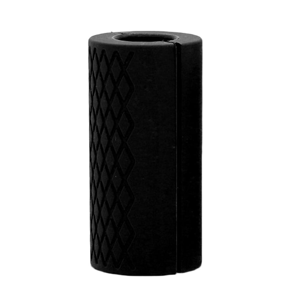 2x Fat Silicone Dumbbell Barbell Grips Home Gym Weight Lifting Arm Grip