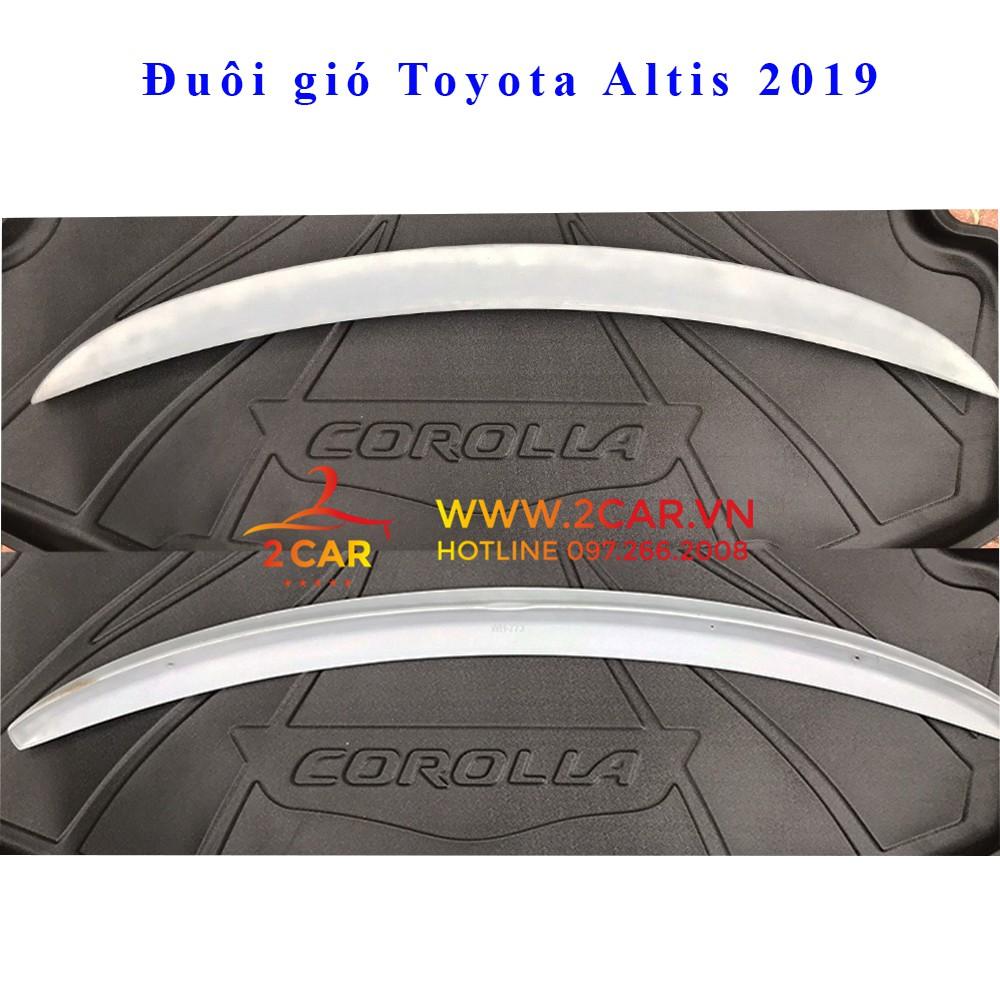Đuôi gió liền cốp xe Toyota Altis 2014 - 2021 hàng mộc chưa sơn