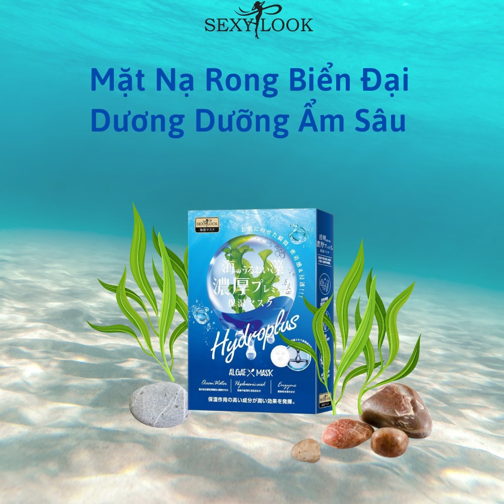 1 Miếng Mặt Nạ Rong Biển Sexylook Marine Algae Facial Treatment Mask 28ml