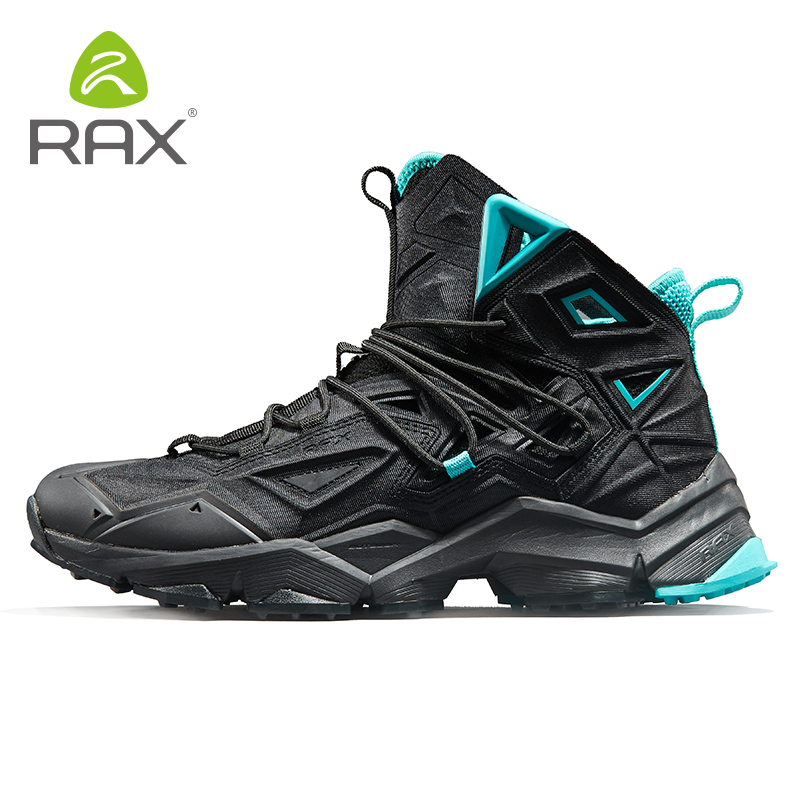 Rax Đi Bộ Đường Dài Giày Mùa Hè Giày Đi Bộ Nam Thoáng Khí Giày Đi Bộ Ngoài Trời Giày Leo Núi Giày Zapatillas Color: Black Shoe Size: 43
