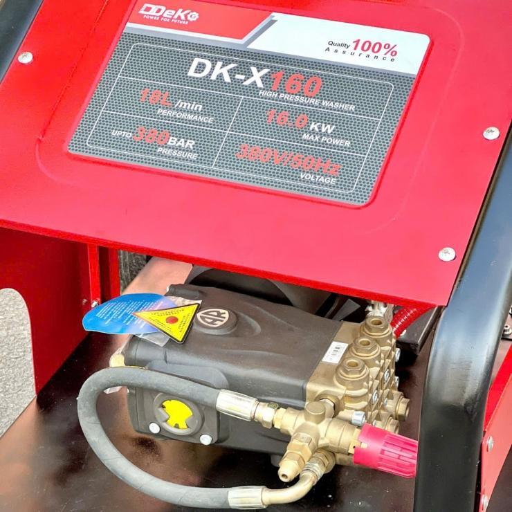 MÁY XỊT RỬA ÁP LỰC CAO CÔNG NGHIỆP 3 PHA 16000W DK-X160 DEKO - HÀNG CHÍNH HÃNG