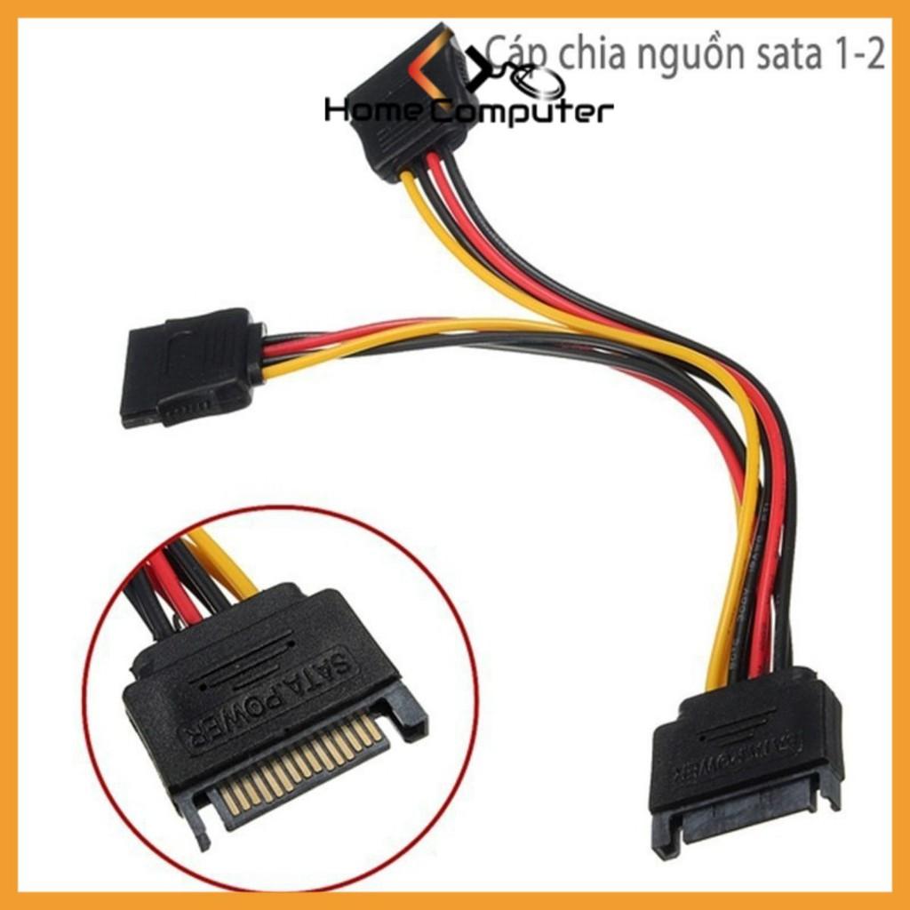 Cáp Chia Nguồn SATA 1 ra 2 - Dây Nguồn HDD 1 Ra 2 - sata 1-2