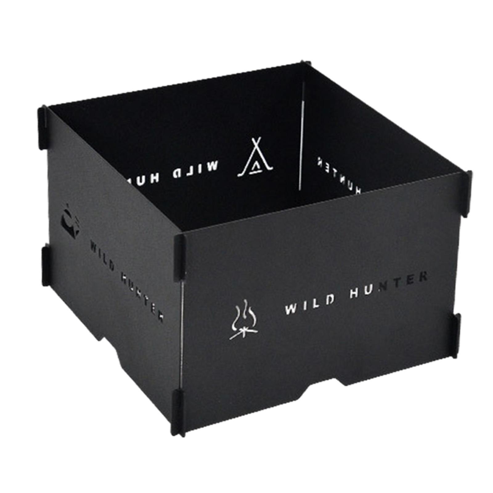 Camping Furnace Windscreen Gas Cassette Windshield with Carrying Bag Rack Multifunctional Cooker Wind Screen for BBQ Backpacking