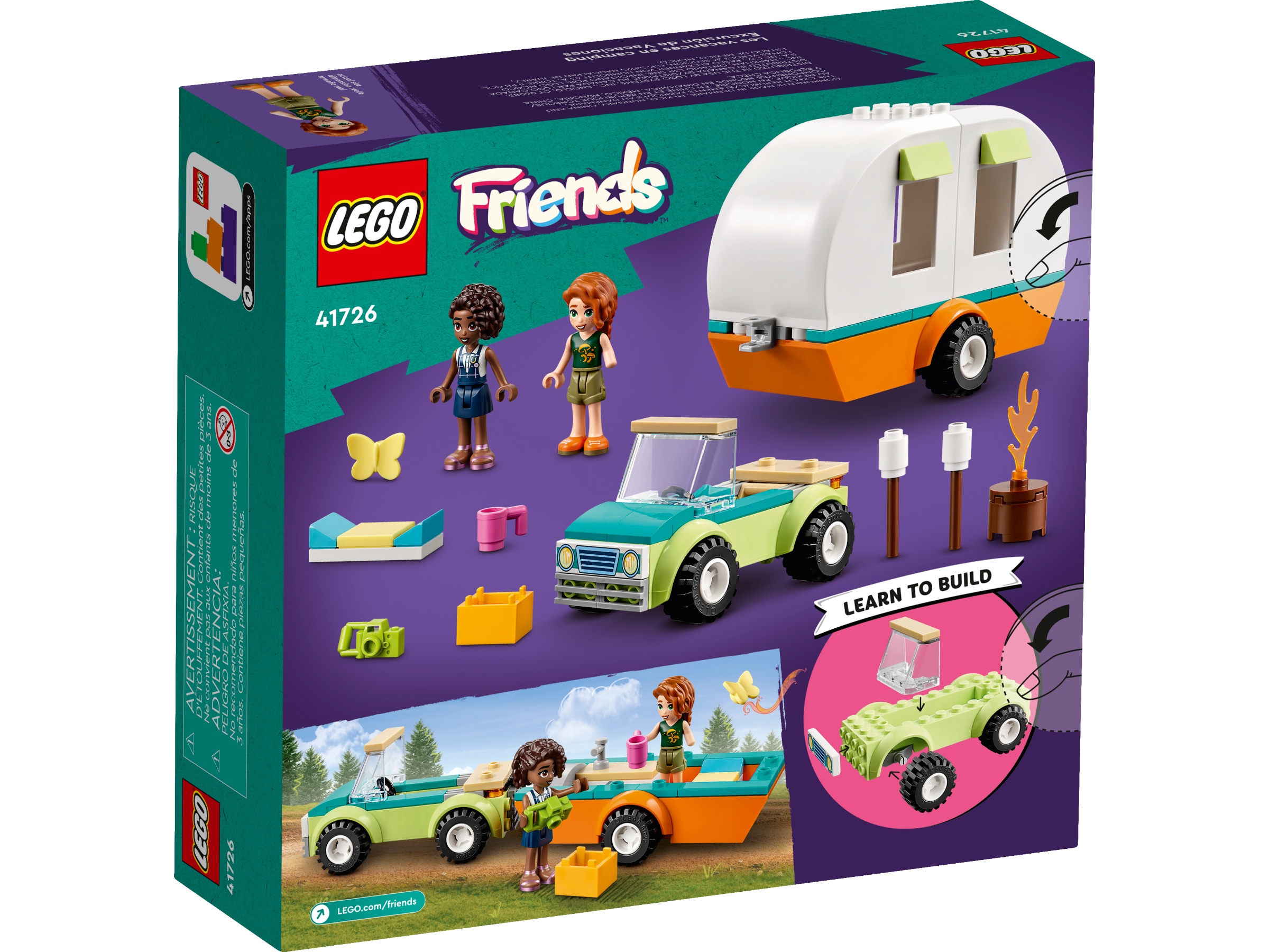 LEGO Friends 41726 Kì nghỉ cắm trại cùng Autumn &amp; Aliya (87 chi tiết)