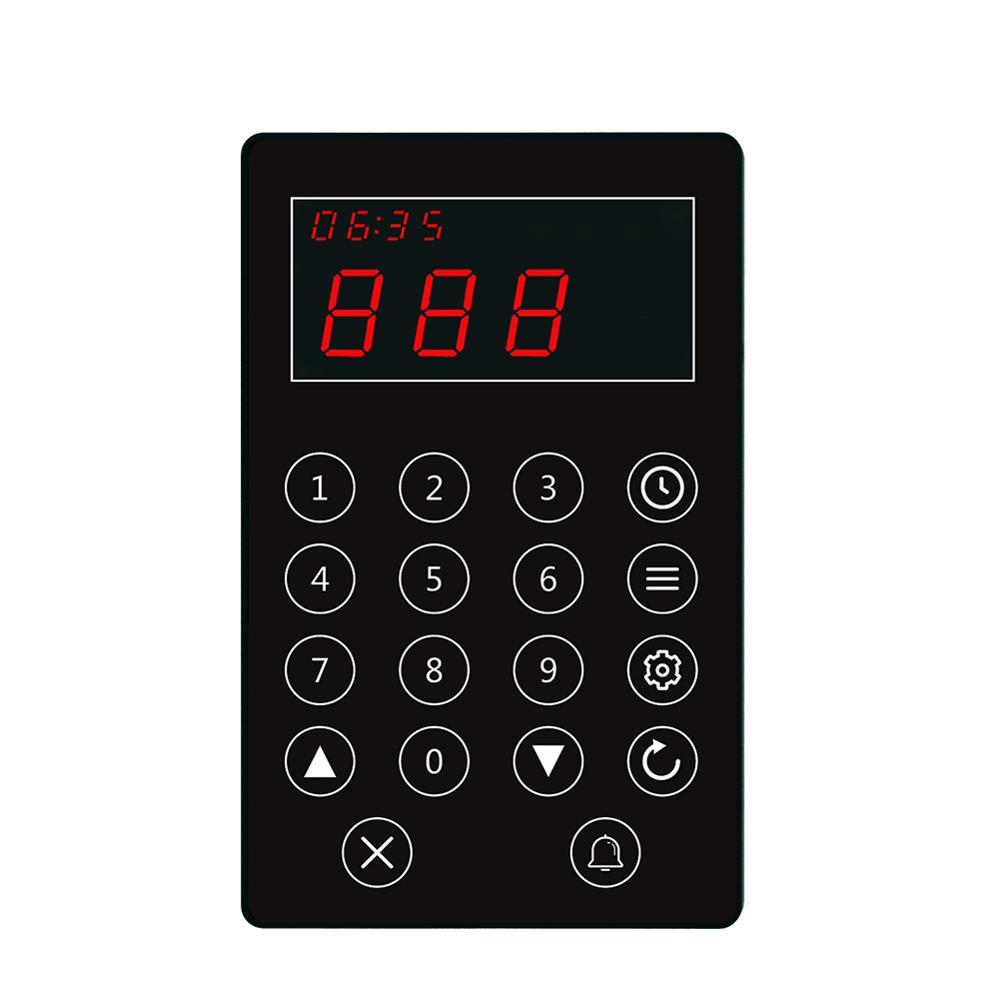 Singcall Kitchen Gọi System System.Chef Gọi số lượng khách hàng và người phục vụ đã lấy các món ăn.