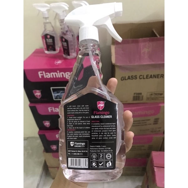 Bình Xịt Rửa Kính Xe Ô Tô Flamingo F086 500ml chuyên dụng