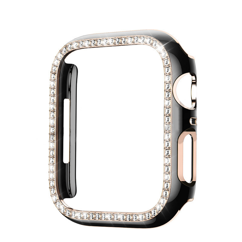 Ốp Case bảo vệ viền đính đá cho Apple Watch Series 7 / Apple Watch Series 8 / Apple Watch Series 9 (Size 41mm/45mm)