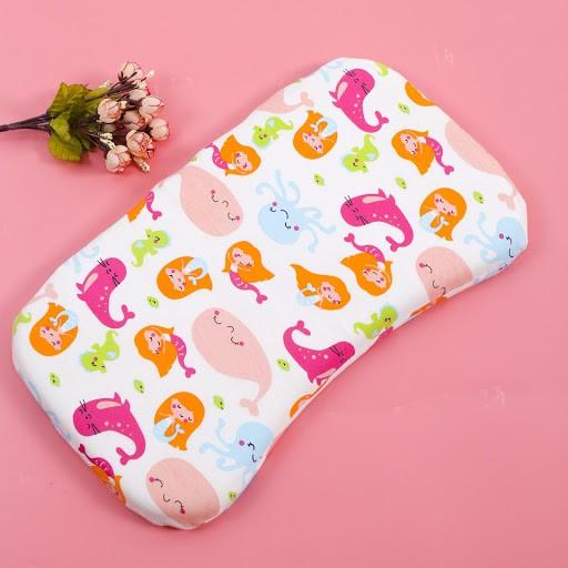 Gối chống méo đầu cho bé sơ sinh - gối cao su