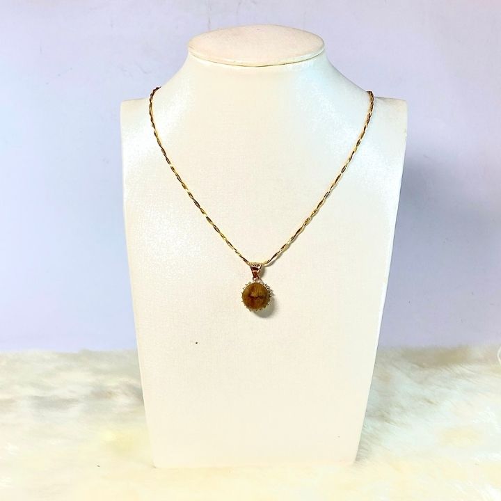 Mặt Dây Chuyền Vàng Hạt Trầm Hương PHÚC LINH 3.6 phân