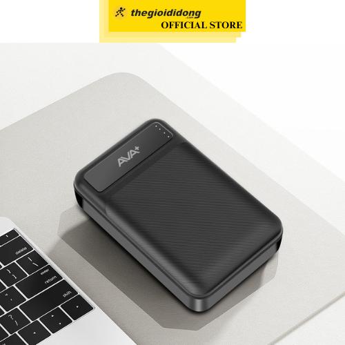 Pin sạc dự phòng Polymer 10000mAh 10.5W AVA+ GN-05 - Hàng chính hãng