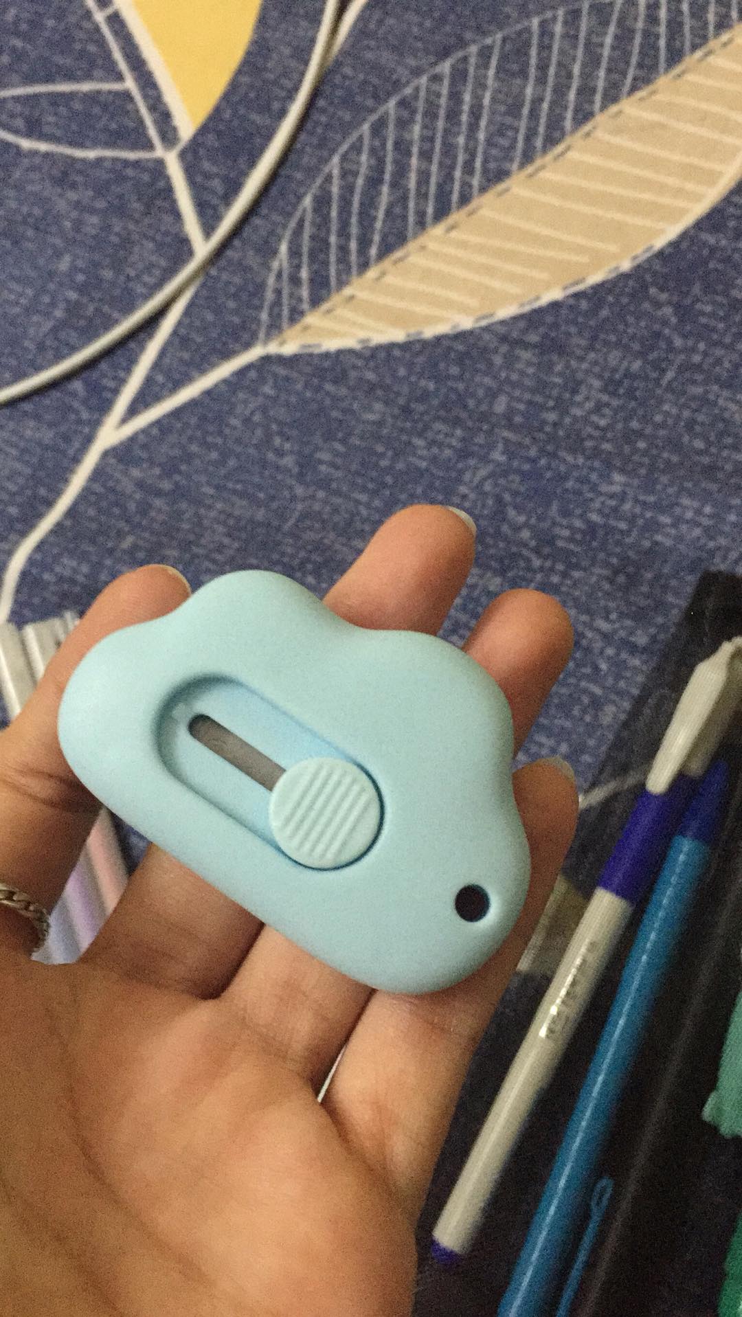 Dao Rọc Giấy Mini Hình Đám Mây Dễ Thương - 5.7x3.7cm