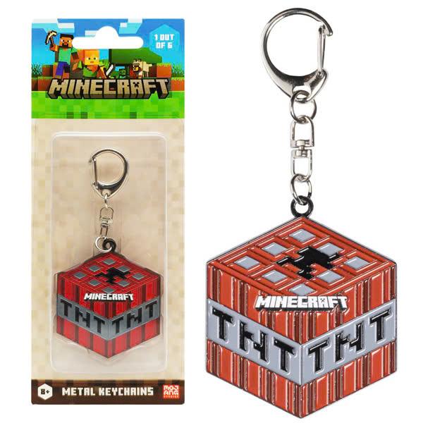 Móc Khóa Minecraft Bằng Kim Loại Mẫu 5 - Mojang Studios TNT/MC6010