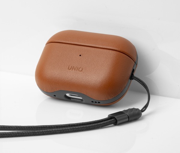 Bao Case Ốp Bảo Vệ UNIQ Terra Geguine Leather dành cho Airpods Pro 2 - Hàng Chính Hãng