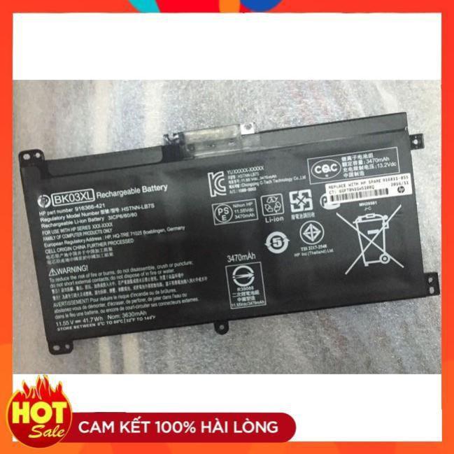 Pin Dùng Cho HP Pavilion x360 14m 14m-ba 14m-ba011dx 14m-ba013dx 14-ba033TX BK03XL Originals