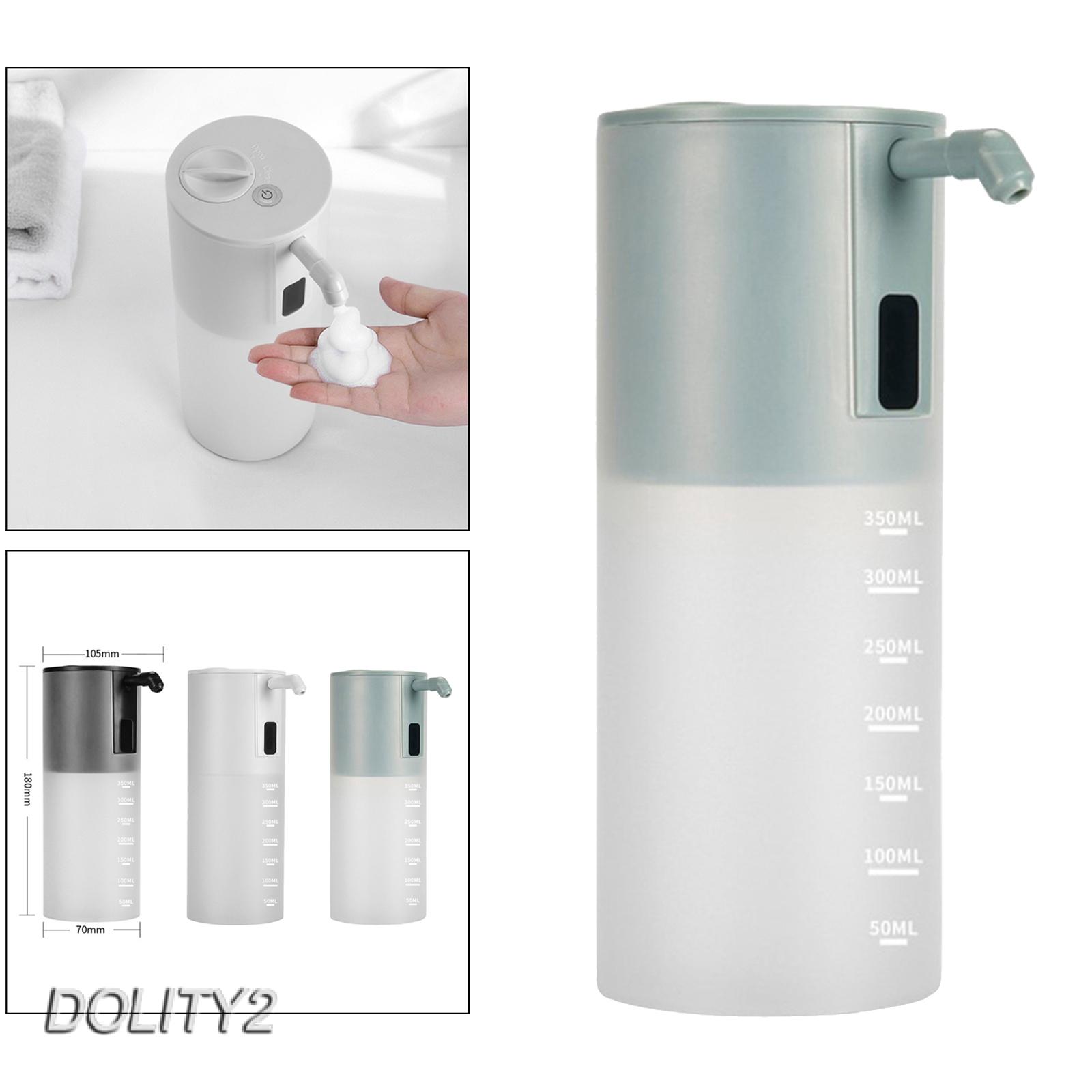 Set 2 Hộp Đựng Xà Phòng Cảm Biến Tự Động 350ml Cho Phòng Tắm