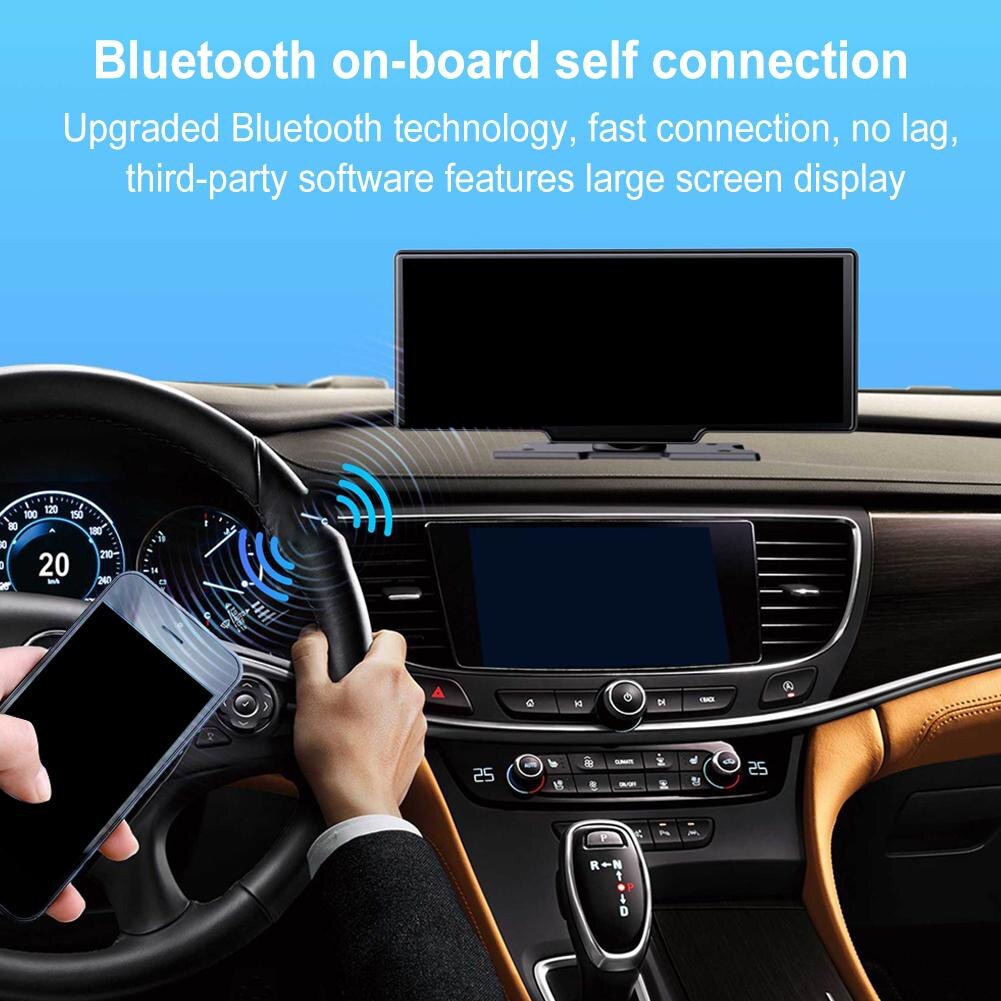 Camera Hành Trình Màn Hình Cảm Ứng 10.26&quot; Ô Tô Taplo Android AllTech Tiếng Việt Carplay, Bản Đồ, 4K