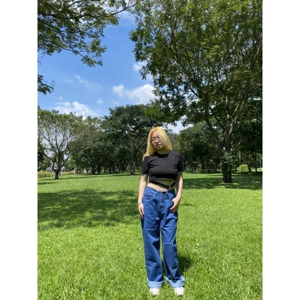 Áo croptop khoen