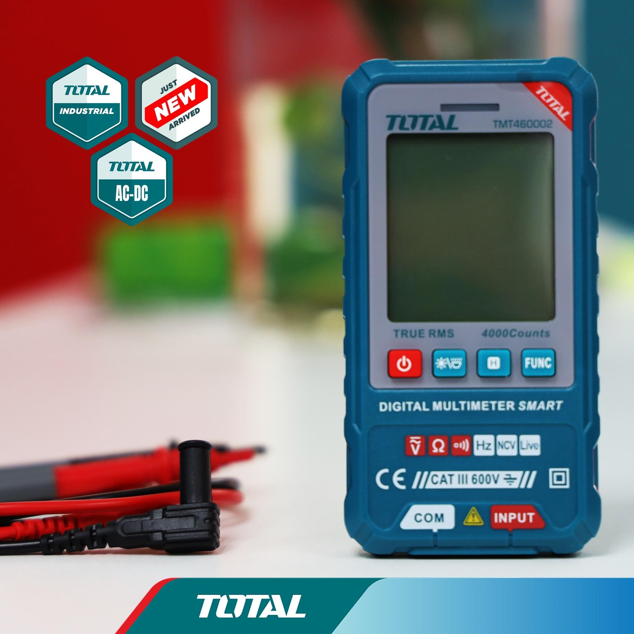 ĐỒNG HỒ ĐO ĐIỆN VẠN NĂNG TOTAL TMT460002 - HÀNG CHÍNH HÃNG