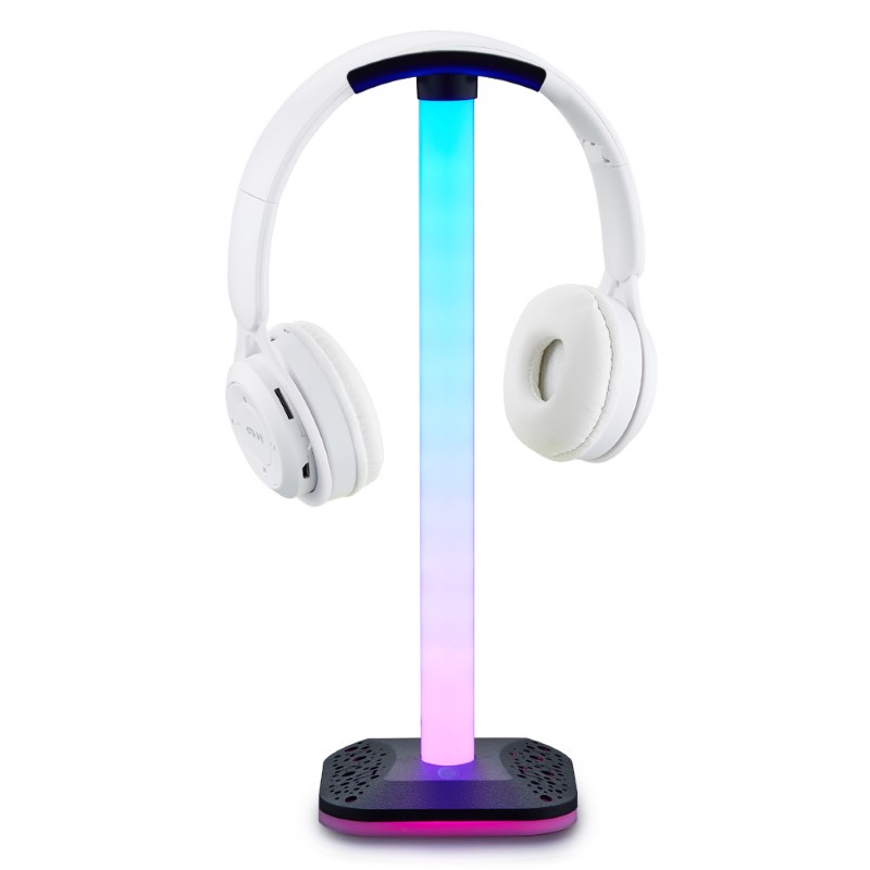 Giá treo tai nghe T20 Led RGB siêu đẹp trang trí cho góc làm việc hàng nhập khẩu