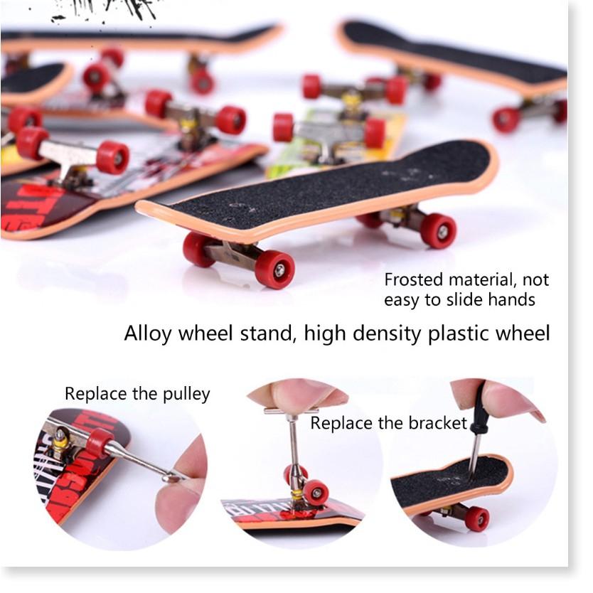 【Ready Stock】Alloy Đứng, Bảng Ngón Tay Nhỏ Bằng Nhựa, Ván Trượt Trượt Ngón Tay Mini Trẻ Em Boys 'Đồ Chơi