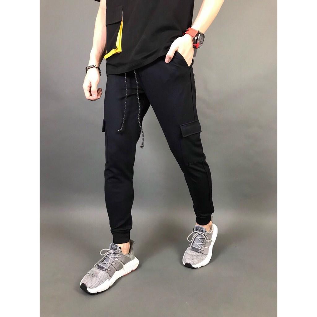 Quần dài thể thao nam cao cấp ACA - Q019 túi có nắp dưới gối JOGERR nam thun lạnh kiểu hàn quốc co giãn tốt