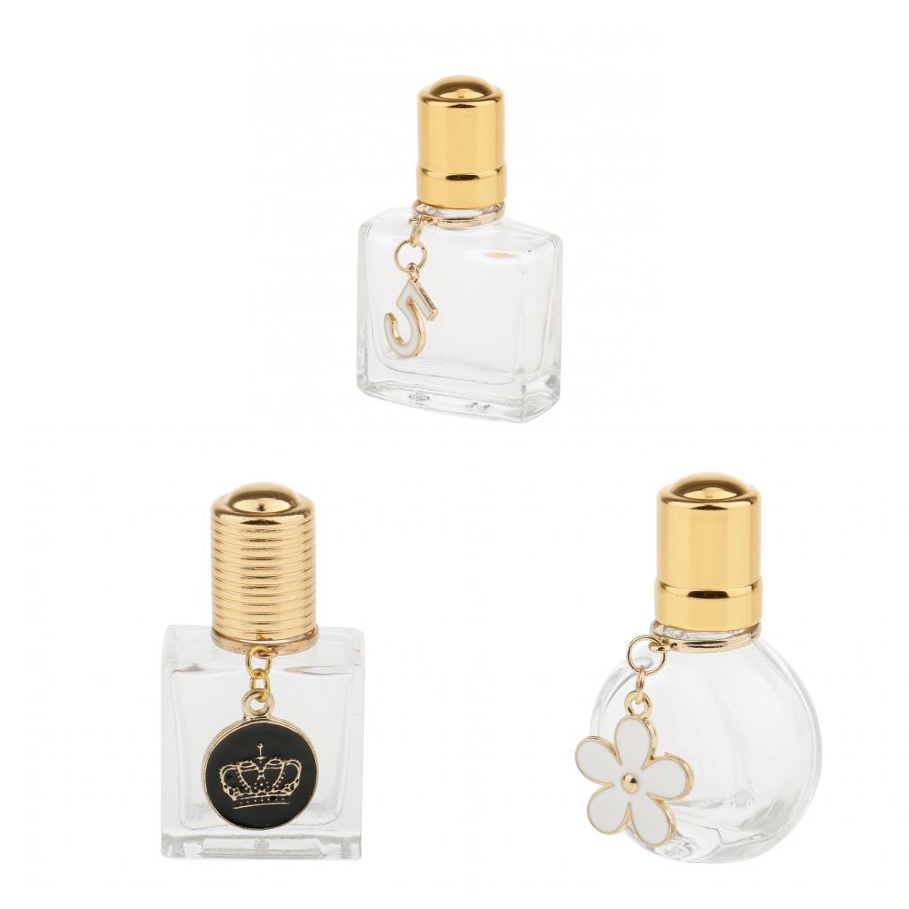 10ml Empty Roll On Bottle Glass Roller Bottles For Perfume Essential Oil 2x