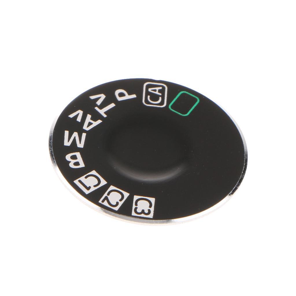 2x Top Cover Dial Mode Plate Interface Cap Repair Part for 80D/5D2