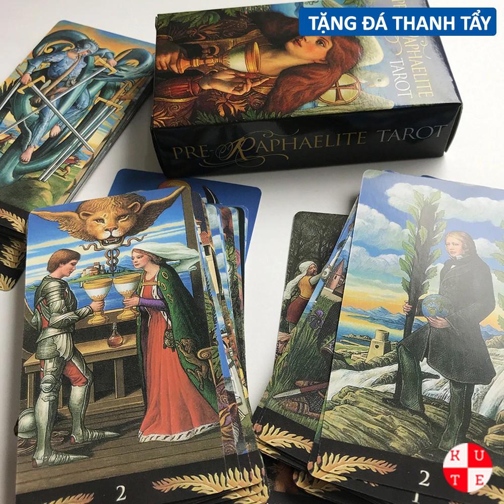 Bài Tarot Pre-Raphaelite 78 Lá Bài Tặng Đá Thanh Tẩy