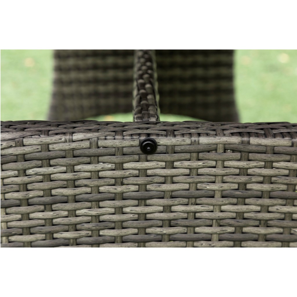 WEGO Bộ sofa nhựa giả mây ngoài trời/ Bộ Sofa sân vườn 7 chỗ ngồi // Outdoor Furniture Rattan Chair Sofa Dining Set Balcony Table Garden 7 seater