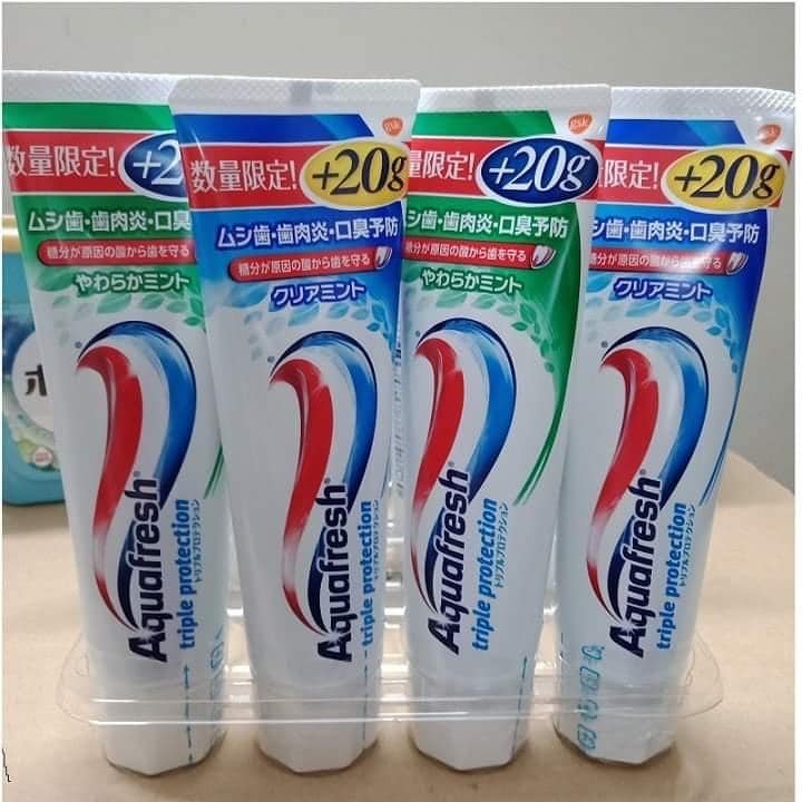 KEM ĐÁNH RĂNG Aquafresh Nhật Bản 130g (không xuất hóa đơn đỏ )