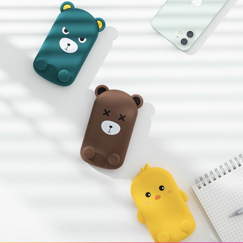 Giá Đỡ Điện Thoại - Ipad Hình Gấu Vịt dễ thương, Có Thể Điều Chỉnh Độ Cao - miếng lót chuột