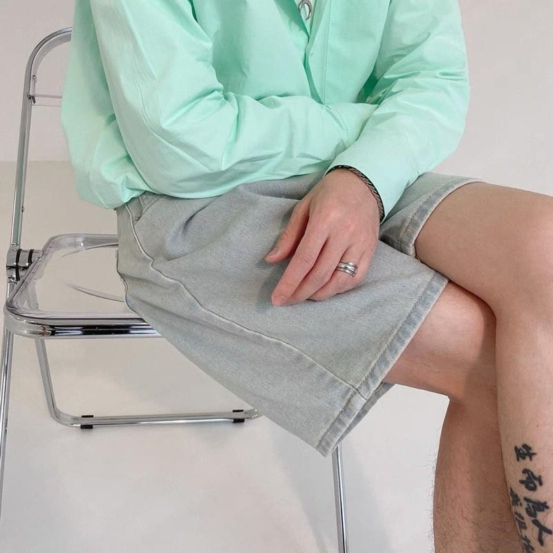 Quần Short jean trơn 2 màu