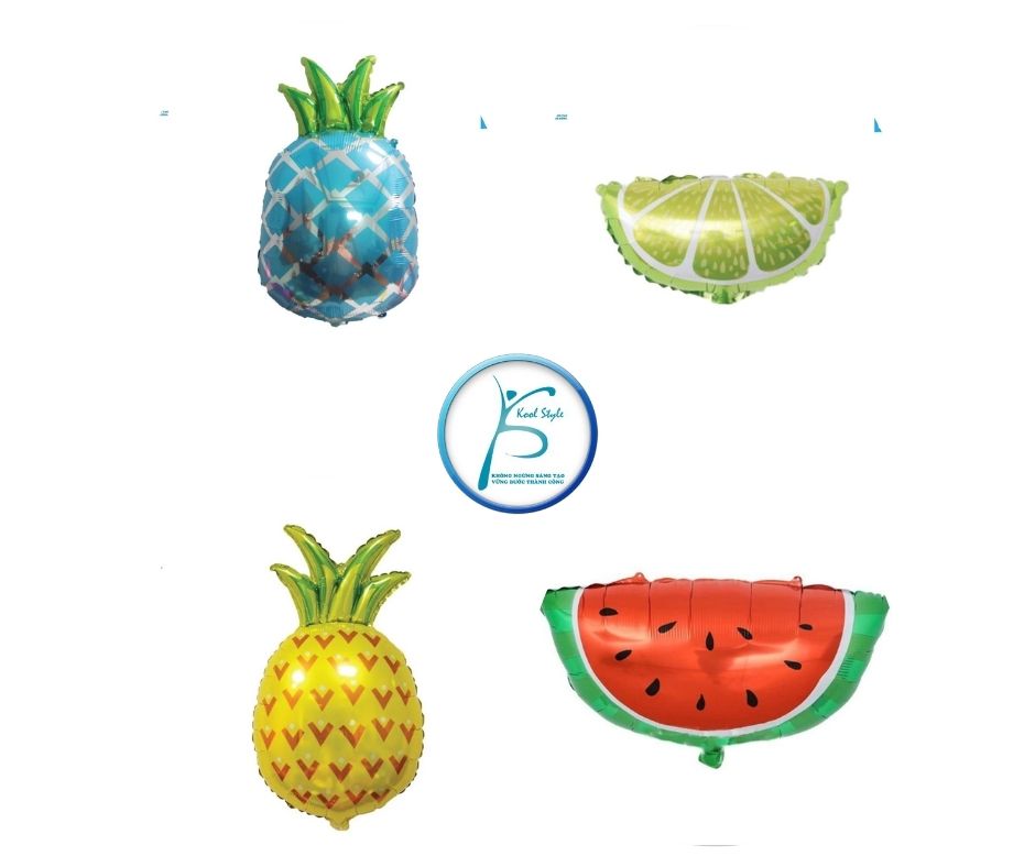 Bóng kiếng chủ đề trái cây cho bé trang trí sinh nhật - Kool Style